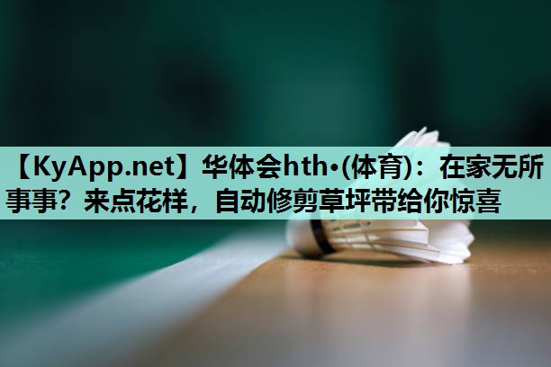 在家无所事事?来点花样,自动修剪草坪带给你惊喜 在家无所事事?来点花样,自动修剪草坪带给你惊喜